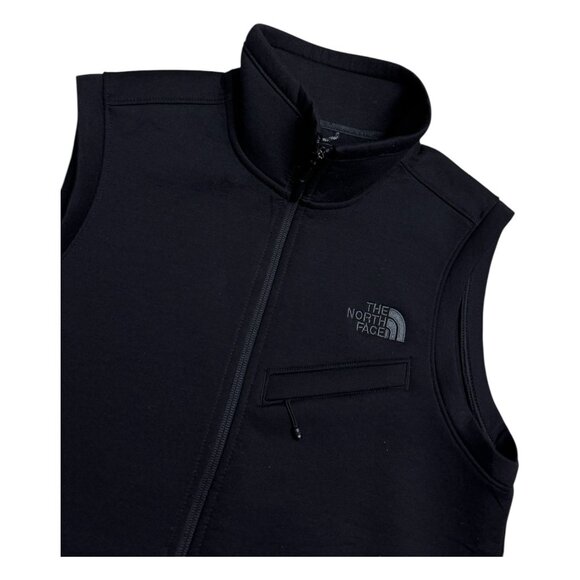 THE NORTH FACE Soft Shell Designer Hiking Casual Black Vest Mens Small - Picture 4 of 6